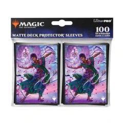 Magic the Gathering CCG: Aetherdrift 100ct Deck Protector Sleeves Commander A